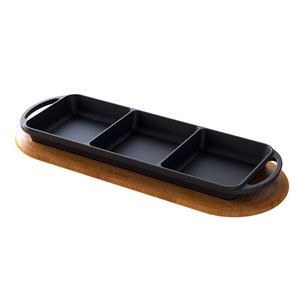 Increíble plato de servicio de metal de diseño elegante con partición Ideal para servir, hotel, restaurante, utensilios de cocina para el hogar. - Product Image 5