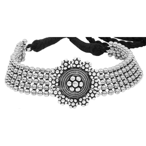 Bijoux ronds en alliage oxydé à pois pour les occasions festives - Product Image 6
