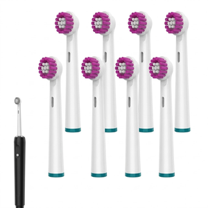 Low Vibration Compatible Round <b>Toothbrush</b> <b>Head</b> Replacements Generic for Oral Bs Electric Brush Refills Wholesale OEM Factory - Product Image 1