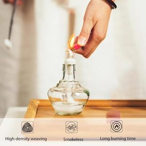 Nến Bông bấc đường kính khác nhau của dịch vụ OEM/ODM bấc được cung cấp Vật liệu làm nến Kích thước 2.5mm - Product Image 2