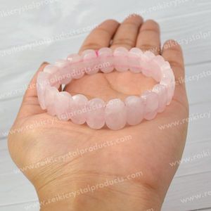 Certified Rose Quartz Crystal Bracelet for Love Self-Love & Relationship Harmony - Product Image 2