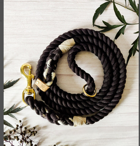 Stone Grey Organic Cotton Rope Dog <b>Leash</b> <b>Pet</b> Supplies Accessory Customized Colored Cotton Rope Handmade Dog <b>Leash</b> <b>Pet</b> <b>Leash</b> Set - Product Image 1