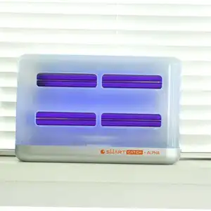 LEDランプ [スマートキャッチアルファ] 昆虫の発生を心配することなく、長時間の安全装置を備えた屋内害虫駆除装置