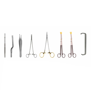 Kit de 20 instruments chirurgicaux en acier inoxydable pour mammaplastie et augmentation mammaire manuelle - Product Image 1
