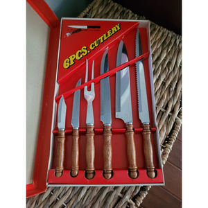 Ensemble de couverts en acier inoxydable avec poignée marron couverts argenterie élégants pour cuisine, salle à manger, ustensiles de maison et fournitures de table - Product Image 3