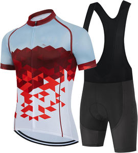 เสื้อขี่จักรยานแขนสั้นสำหรับผู้ชายเสื้อชุดเครื่องแบบสำหรับใส่ปั่นจักรยานพิมพ์ซับลิเมชันใช้ได้ทั้งชายและหญิงผลิตตามสั่ง - Product Image 5