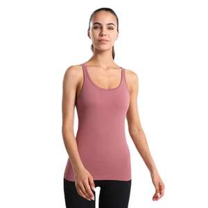 Vente en gros de yoga de qualité supérieure à bas quantité minimale de commande logo personnalisé entraînement fitness séchage rapide yoga sans manches respirant OEM - Product Image 6