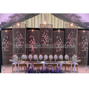 Paneles de fondo de jaula de metal de gama alta para Bodas de Londres DST accesorios de eventos personalizados para marco de metal de recepción a precios de mayorista - Product Image 1