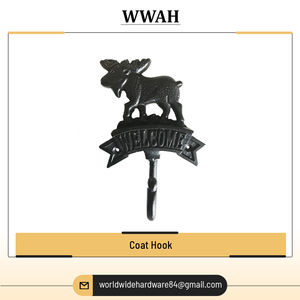 Best Quality Latest Arrival <b>Black</b> Brass Wall <b>Hook</b> Stylish Design Bulk Supply Key, Bag <b>Hook</b>, <b>Coat</b> <b>Hook</b> From Indian Supplier - Product Image 4