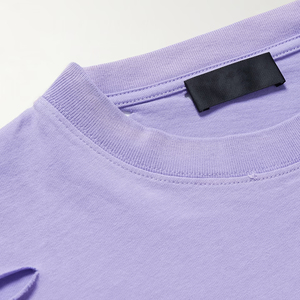 Camisetas desgastadas de algodón de gran tamaño para hombre, camiseta desgastada de manga corta sólida OEM de calidad superior en blanco - Product Image 4