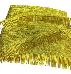 Flecos de alambre de lingotes de oro OEM Decoración de vestimenta de metal Tamaños personalizados Flecos de alambre de oro religioso - Product Image 1