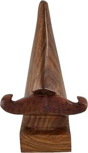 Porte-lunettes en bois fabriqué à la main porte-lunettes de soleil classique en forme de nez support de lunettes présentoir, spectacle - Product Image 4