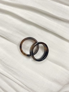 Anillo de Cuerno de Búfalo Pulido, Joyería para Fiestas, Bodas y Aniversarios, Color Natural, Gran Venta - Product Image 2