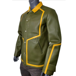 Men's Casual Fashion <b>Jacket</b> <b>Winter</b> <b>Leather</b> <b>Jacket</b> for Mens OEM Services Custom Logo Full Zipper <b>Leather</b> <b>Jacket</b> - Product Image 4