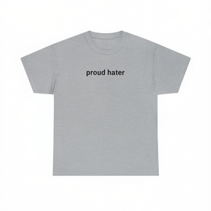 เสื้อยืด Proud Hater แขนสั้น คอกลม สำหรับผู้ใหญ่ ของขวัญส่งเสริมการขาย - Product Image 3