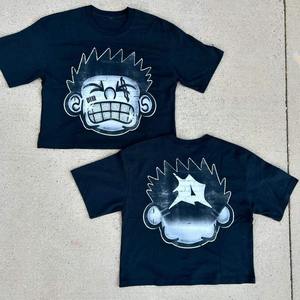 Sweat-shirt en éponge française 100% coton biologique personnalisé pour hommes coupe Boxy 100% T-shirt en coton biologique t-shirt tricoté surdimensionné - Product Image 2