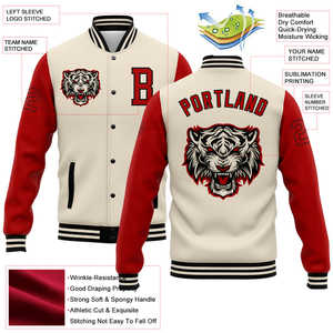 OEM Venta al por mayor personalizado profesional de los hombres Varsity College Baseball Bomber Racing Vintage College chaqueta de béisbol para los hombres - Product Image 6