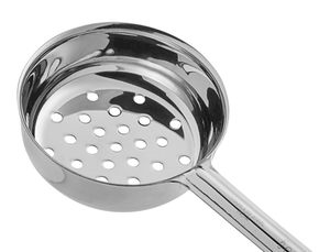 Ventes directes d'usine louche de contrôle des portions perforées en acier inoxydable de 6oz cuillères de service pour sauce à pizza louche à portions pour buffets - Product Image 4