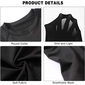 Chemise de compression à manches longues de musculation Couches de base respirantes pour vêtements de course et de jogging OEM respirants - Product Image 5