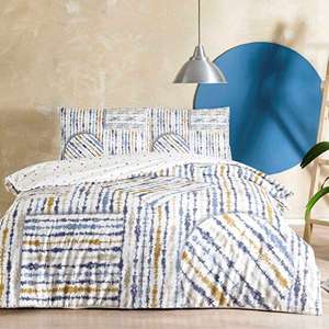 Cosmo Blue Taç Ranforce Juego de funda nórdica individual - Product Image 1