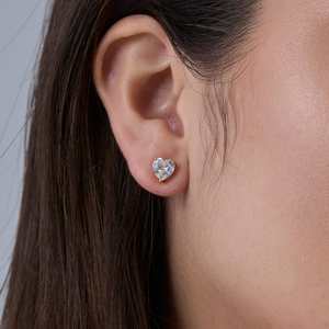 92.5 Silver <b>Crystal</b> <b>Earrings</b> 153069 Collection - Product Image 2