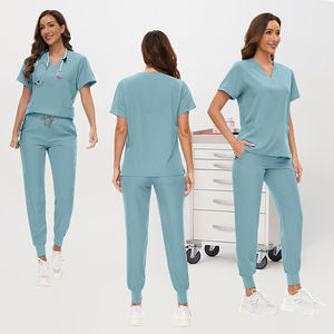 ชุดผ่าตัดในโรงพยาบาลสแปนเด็กซ์ทางการแพทย์ชุดพยาบาลสครับสำหรับผู้หญิงชุดวิ่งแบบยืดได้ระบายอากาศ2025ผ่าตัดในโรงพยาบาล - Product Image 4