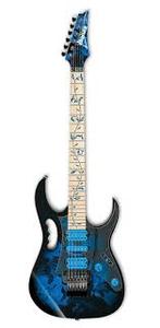 กีตาร์เบส JEM77 Steve Vai Signature รุ่นใหม่เอี่ยม พร้อมฟิงเกอร์บอร์ดไม้มะเกลือลายดอกไม้สีน้ำเงิน  จัดส่งทั่วโลก - Product Image 2