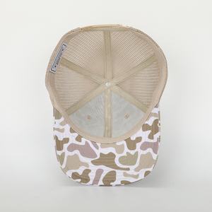 Camouflage imprimé respirant casquette de camionneur maille dos réglable Snapback chapeau pour hommes femmes Sports de plein air Style décontracté - Product Image 6