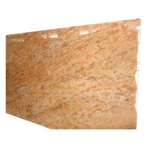 Vyara Granito Dorado Diseño Moderno Estilo Pulido Gran Superficie Losa Acabado - Product Image 1