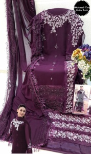 Collection Premium Superbe Georgette Avec Broderie Salwar Costume Femme Fabricant De Mode - Product Image 4