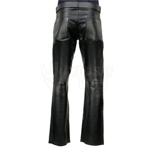 กางเกงหนังเอวสูงสำหรับผู้ชายสวมใส่สบายน้ำหนักเบาระบายอากาศได้ดี - Product Image 2