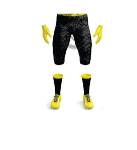 Ensemble de maillot et de pantalon de football américain pour hommes, tissu durable conçu pour l'entraînement et les matchs compétitifs - Product Image 4