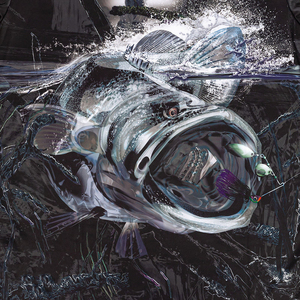 Polo de punto satinado de manga larga de secado rápido UPF50 + al por mayor para pescar camisas de pesca sin cuello personalizadas profesionales - Product Image 3