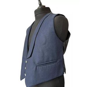 เสื้อกั๊กเจ้าชายชาร์ลีแบบสั่งตัดสำหรับผู้ชาย สไตล์สก็อต ผลิตจากโรงงานโดยตรง สำหรับฤดูใบไม้ผลิ - Product Image 5