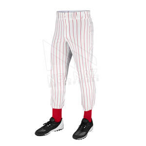 Venta al por mayor de pantalones de béisbol de los hombres de calidad superior pantalones de béisbol impermeable ropa deportiva pantalón de béisbol con MATERIAL PERSONALIZADO - Product Image 1