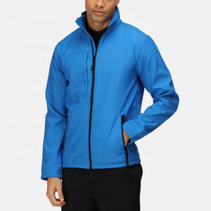 Men's Custom Winter Work Zip-Up Softshell <b>Jacket</b> Breathable and Windproof <b>with</b> Waterproof <b>Fleece</b> <b>Lining</b> New Design Plus Size - Product Image 4