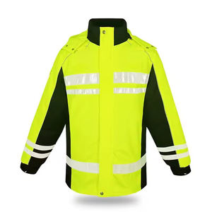 ANSI 2025 Venta al por mayor Clase 3 Ropa de seguridad de alta visibilidad Impermeable Reflectante Construcción de carreteras Fabricación de chaquetas de invierno - Product Image 1