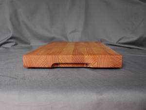 Planche à découper en bois de haute qualité avec couteau en acier inoxydable pour un service élégant - Product Image 6