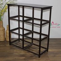 Nieuwe collectie eco-vriendelijke handgemaakte vintage enkelvoudige kast met waterhyacint laden en houten plank voor woonkamer, badkamer en kleding.