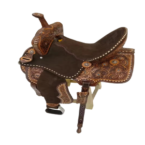 Selle Western économique en cuir véritable Original Shyam (WS 65)-Couleur de conception personnalisable confortable de haute qualité pour cheval - Product Image 4