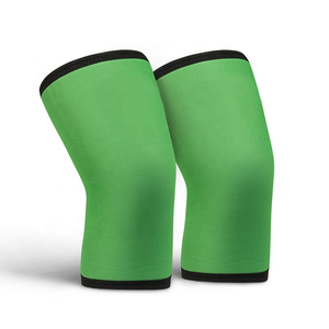 Manchons de genou personnalisés, durables, respirants, compression 7 mm, néoprène et nylon, soutien pour la musculation, entraînement en salle de sport, séchage rapide, anti-UV - Product Image 1