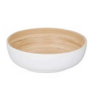 Bol à salade en bambou filé à la main de haute qualité nouveauté ustensiles de cuisine écologiques variété de couleurs en gros du Vietnam - Product Image 4