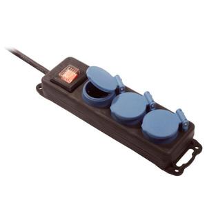 as-Schwabe ciabatta multipla 3 vie con interruttore 1,5 m IP44 - Product Image 1