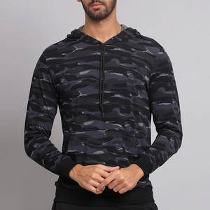 Sudadera con Capucha de Camuflaje para Hombre, 100% Algodón, Gruesa, para Invierno, Estilo Urbano, Transpirable y Ecológica, en Oferta - Product Image 1