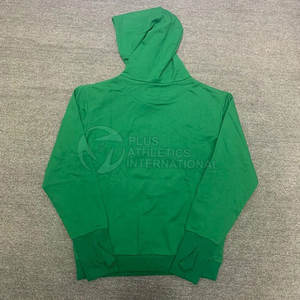 2026 New OEM Streetwear Puff Print Hoodies Cut Edge Customized Puff Printing <b>Green</b> Color Hoodie for <b>Men</b> Made In Pakistan - Product Image 3