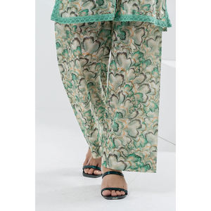 <b>Top</b> Quality Digital Printed Shirt <b>and</b> <b>Trouser</b> Pakistani Women Fashion Shalwar Kameez Summer Collection Casual Dress For Ladies - Product Image 5