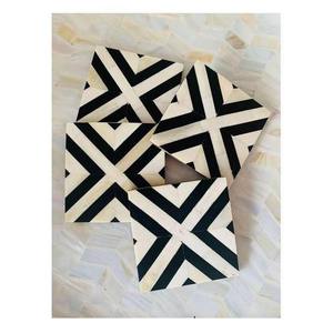 Posavasos decorativo con incrustaciones de hueso personalizado para el hogar, oficina y Decoración de mesa para el hogar y la Oficina - Product Image 2