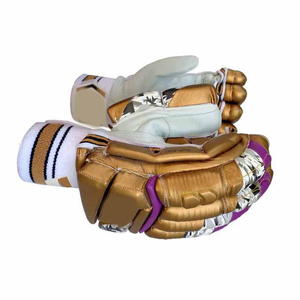 ถุงมือคริกเก็ตหนังแท้สำหรับผู้ชาย ป้องกันการลื่นและดูดซับแรงกระแทก - Product Image 3