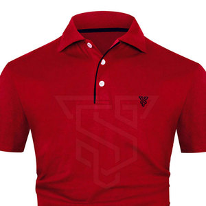 Meilleur prix Hommes Slim Fit pour T-shirts Polo Nouveau Design Motif Solide Fait de 240 Grammes Coton/Fibre de Bambou à Vendre - Product Image 2