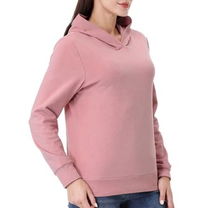 Sudadera con Capucha para Mujer, Térmica, Informal, Estilo Urbano, Hombros Caídos, Transpirable, Ecológica, Tejida - Product Image 4